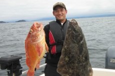 Man With His Catches